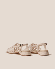 ALZIRA RAFFIA LUREX - Woven Slingback Sandal | Hereu near me