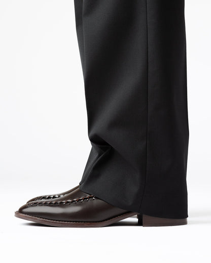 METLA POLISHED - Almond Toe Mid Calf Boot | Hereu for sale