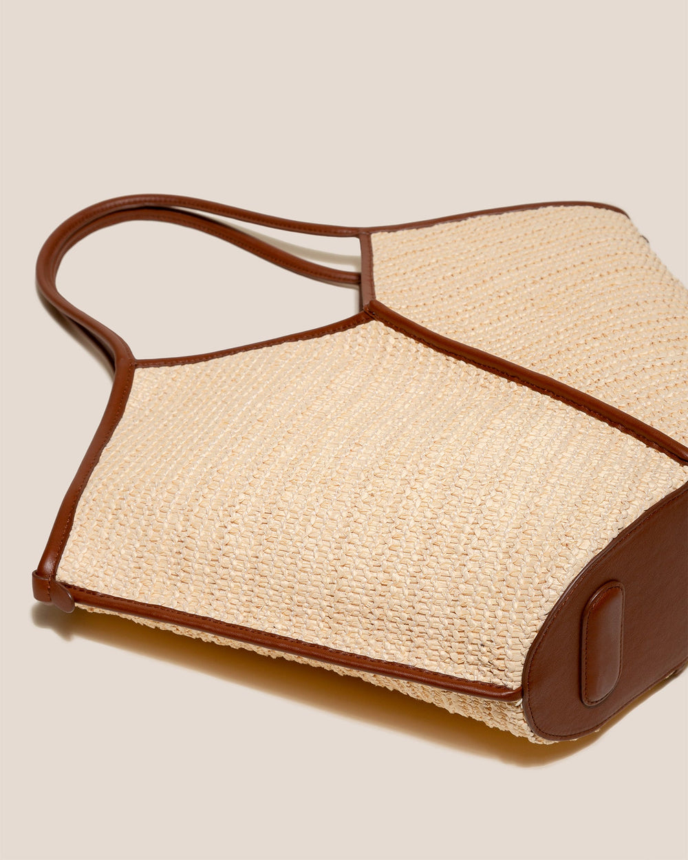 CALELLA RAFFIA - Leather-trimmed Tote Bag | Hereu outlet