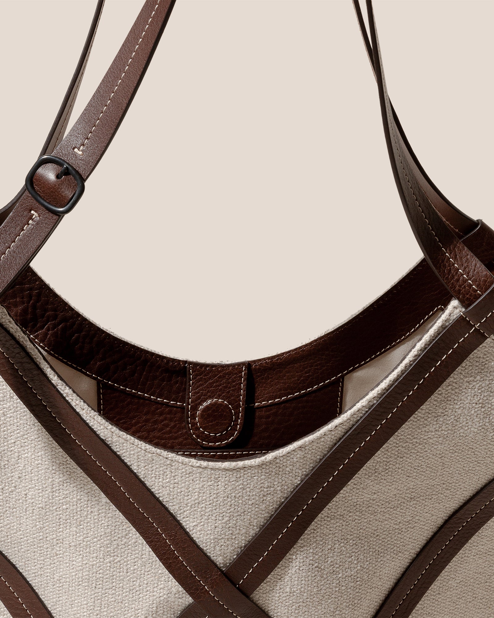 ALGAIDA - Belt-strap Detail Tote Bag | Hereu for sale