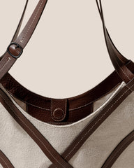 ALGAIDA - Belt-strap Detail Tote Bag | Hereu for sale