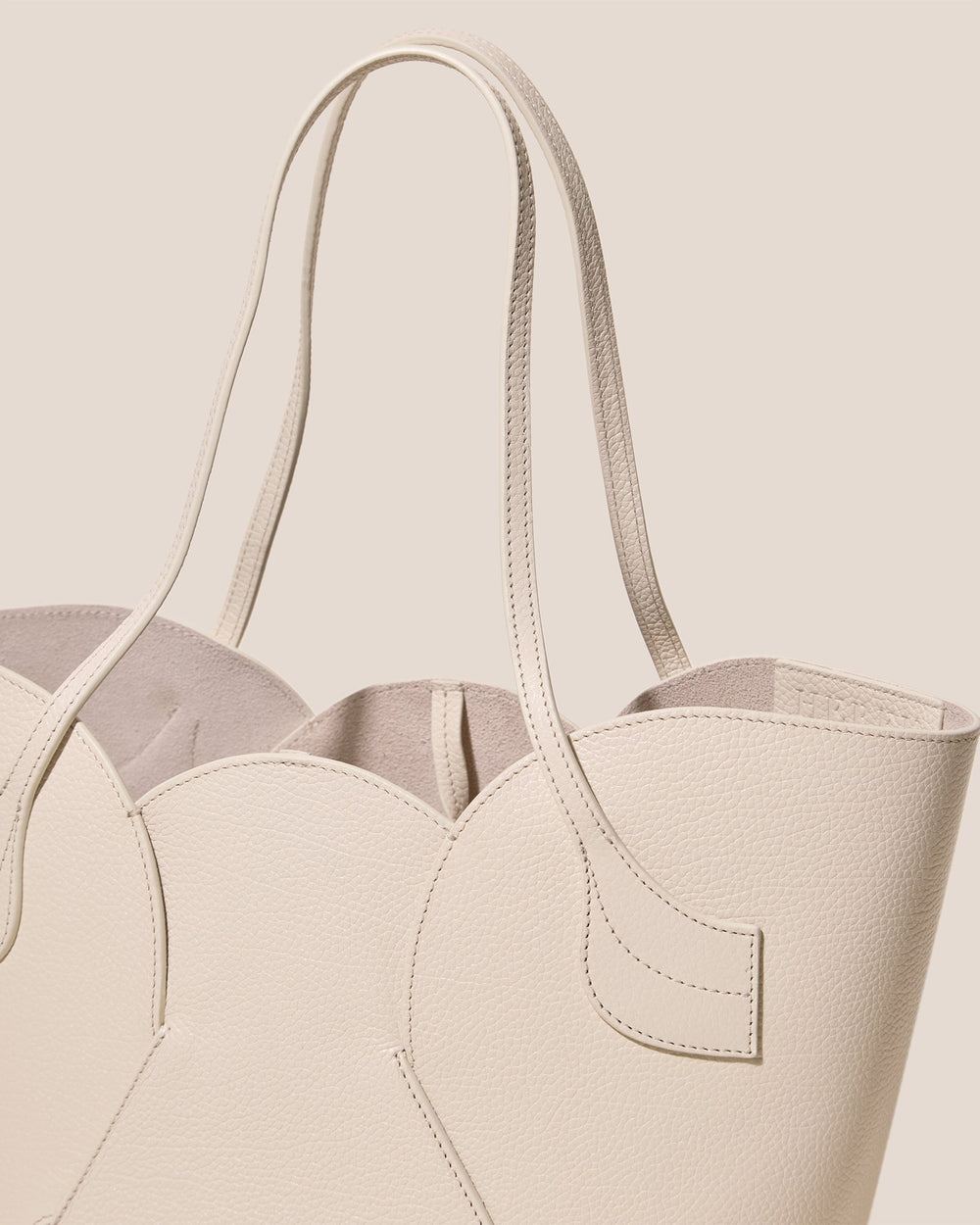 SEPAL S GRAINY - Tulip Shape Zipped Tote Bag | Hereu discount