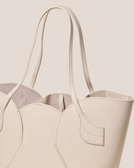 SEPAL S GRAINY - Tulip Shape Zipped Tote Bag | Hereu discount