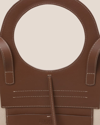 CALA S - Leather-trimmed Canvas Tote Bag | Hereu online