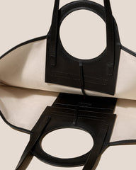 CALA L - Leather-trimmed Canvas Tote Bag | Hereu sale