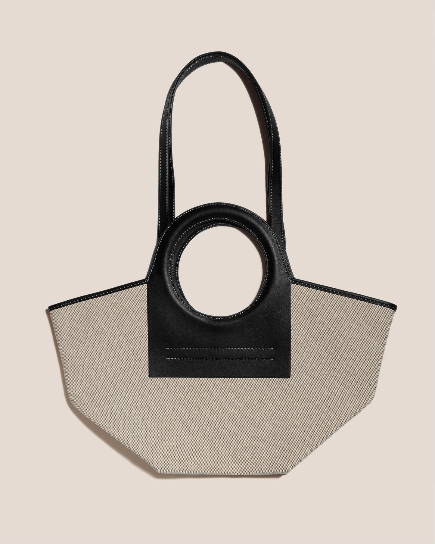 CALA S - Leather-trimmed Canvas Tote Bag | Hereu on sale
