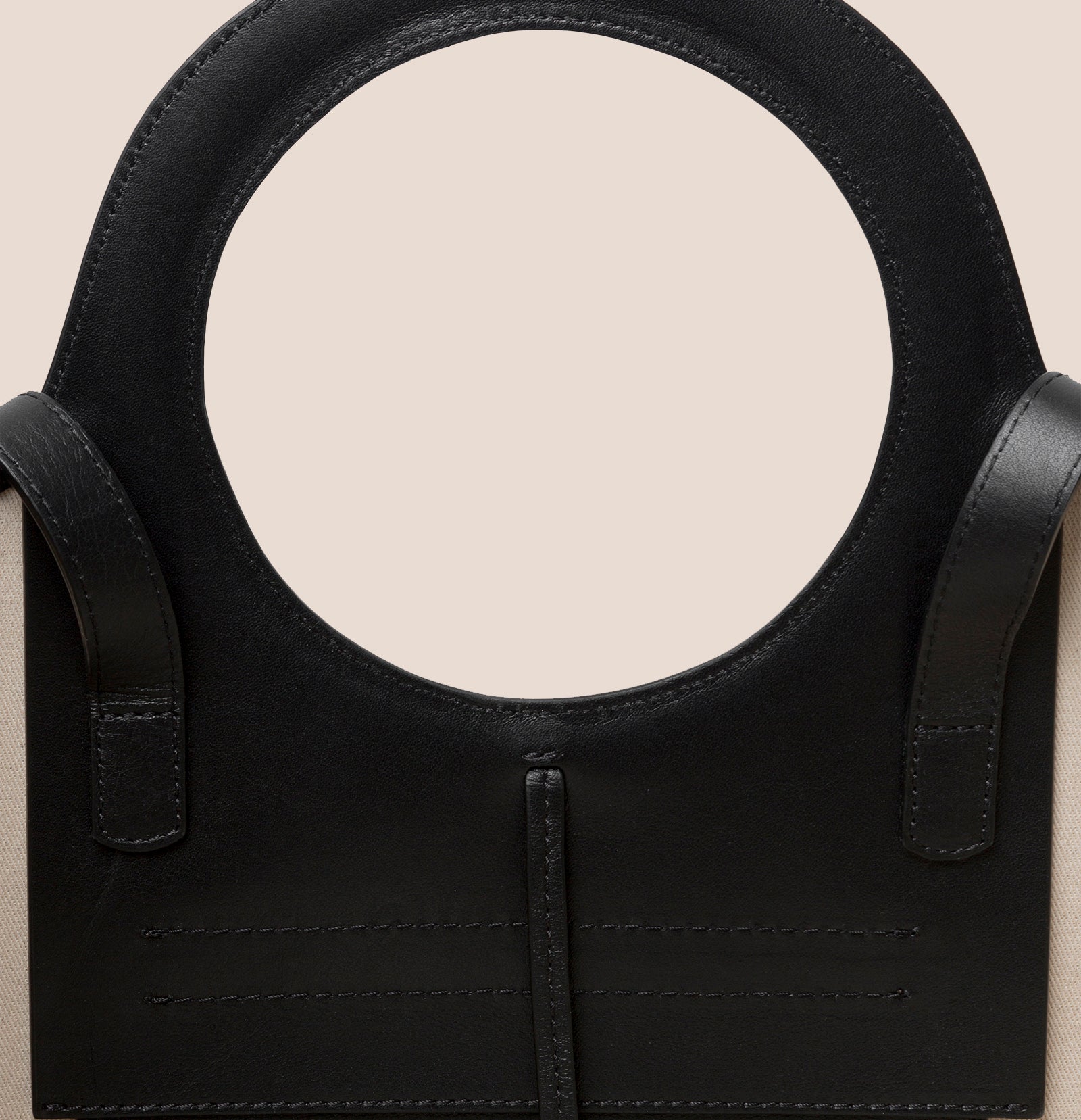 CALA S - Leather-trimmed Canvas Tote Bag | Hereu on sale