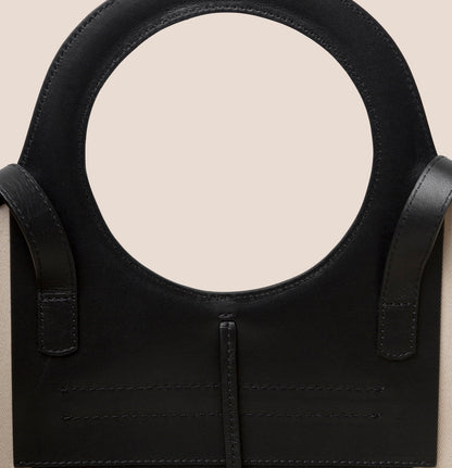 CALA S - Leather-trimmed Canvas Tote Bag | Hereu on sale