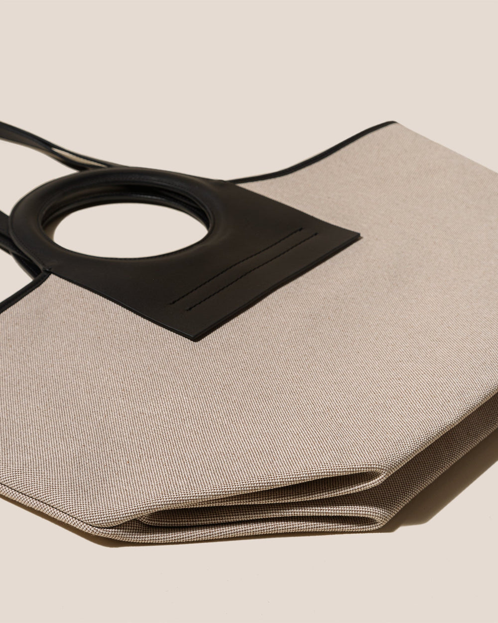 CALA S - Leather-trimmed Canvas Tote Bag | Hereu on sale