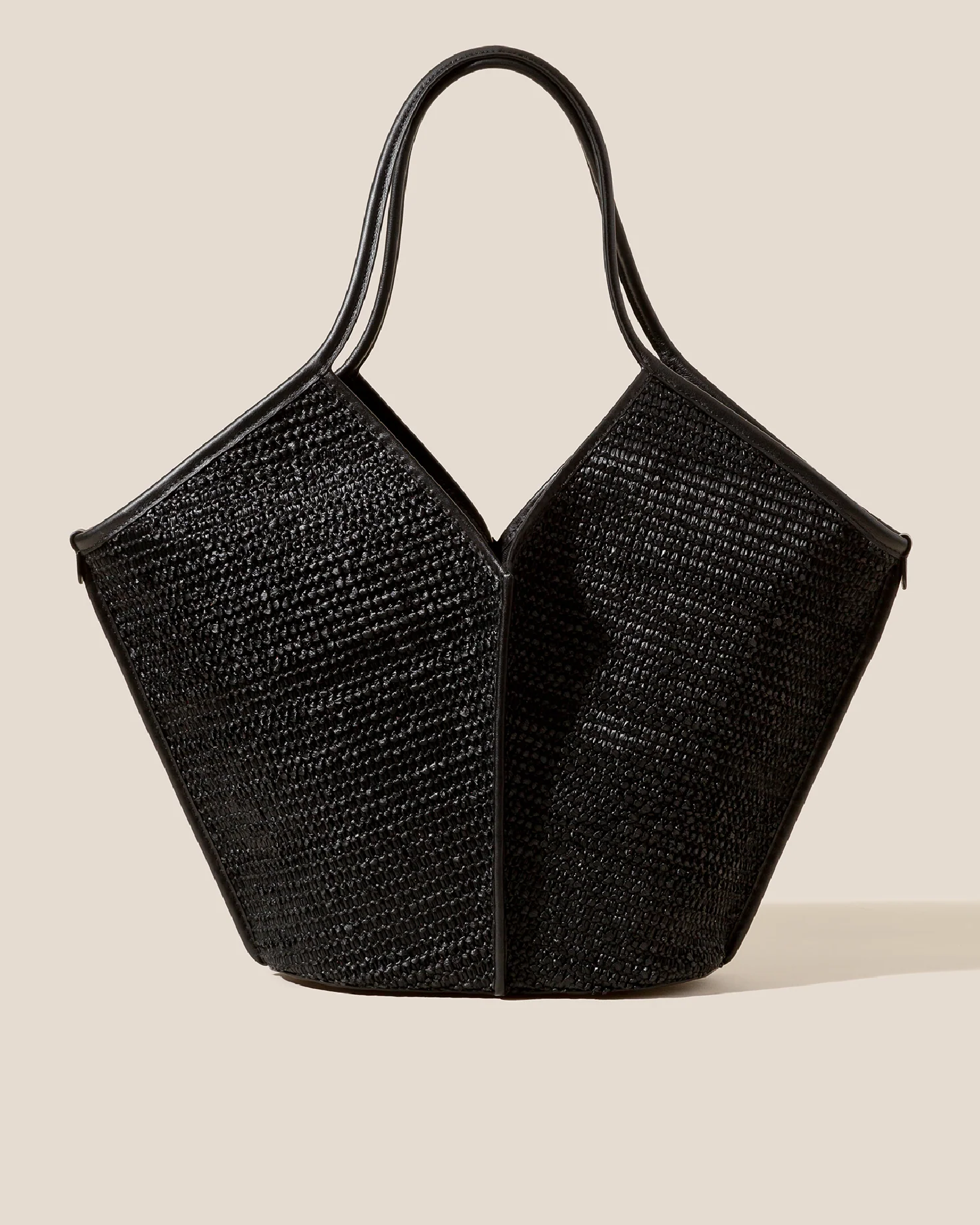 CALELLA RAFFIA - Leather-trimmed Tote Bag | Hereu discount