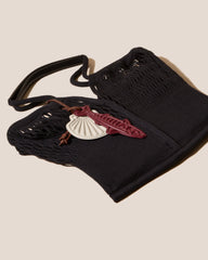 CALELLA FILT S CHARM - Knitted Cotton Net Bag | Hereu online