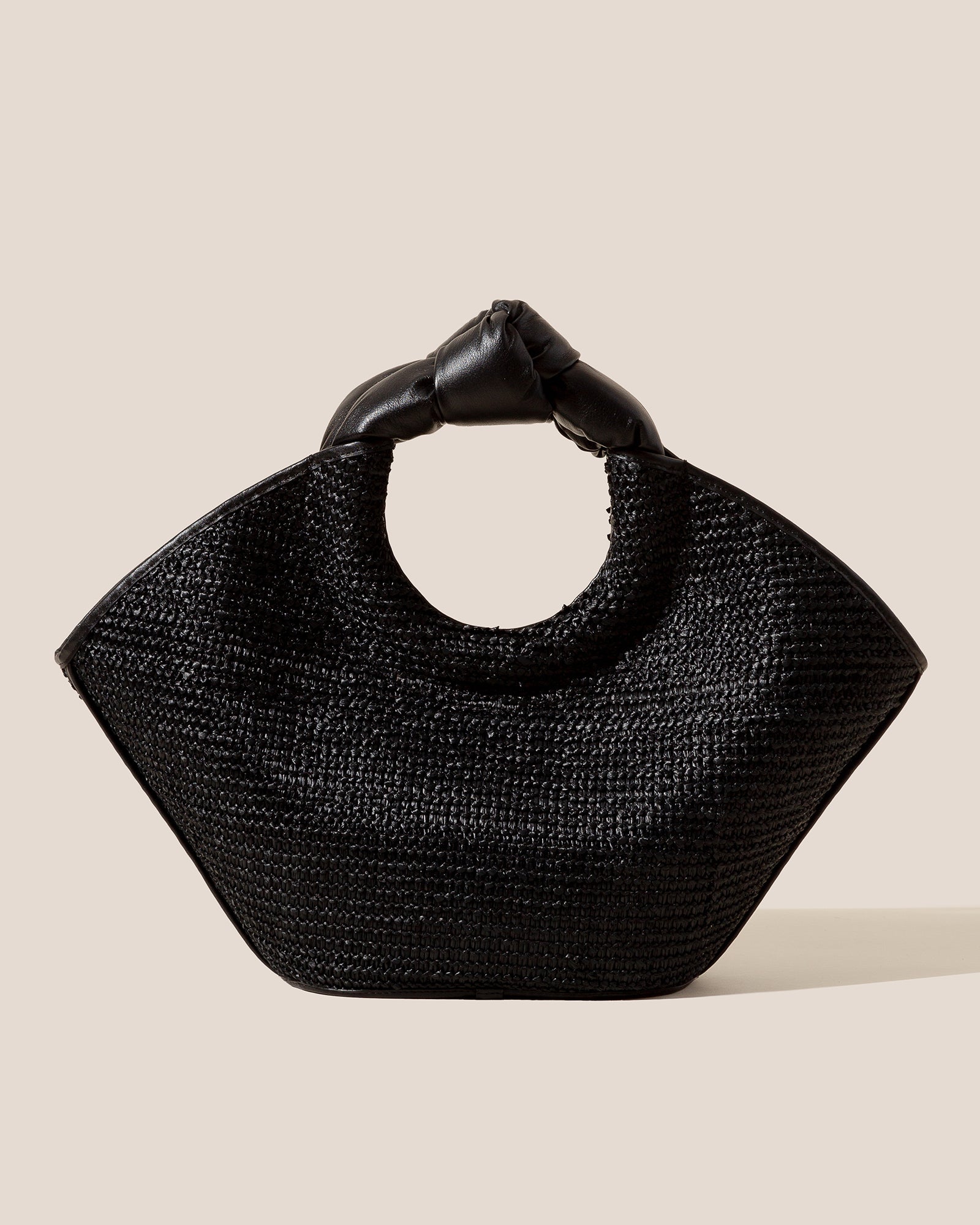 CASTELL RAFFIA - Knotted-handle Tote Bag | Hereu US