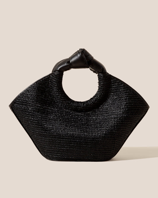 CASTELL RAFFIA - Knotted-handle Tote Bag | Hereu US