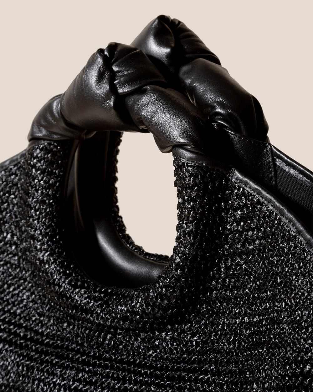 CASTELL RAFFIA - Knotted-handle Tote Bag | Hereu US