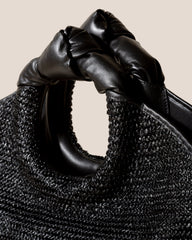 CASTELL RAFFIA - Knotted-handle Tote Bag | Hereu US