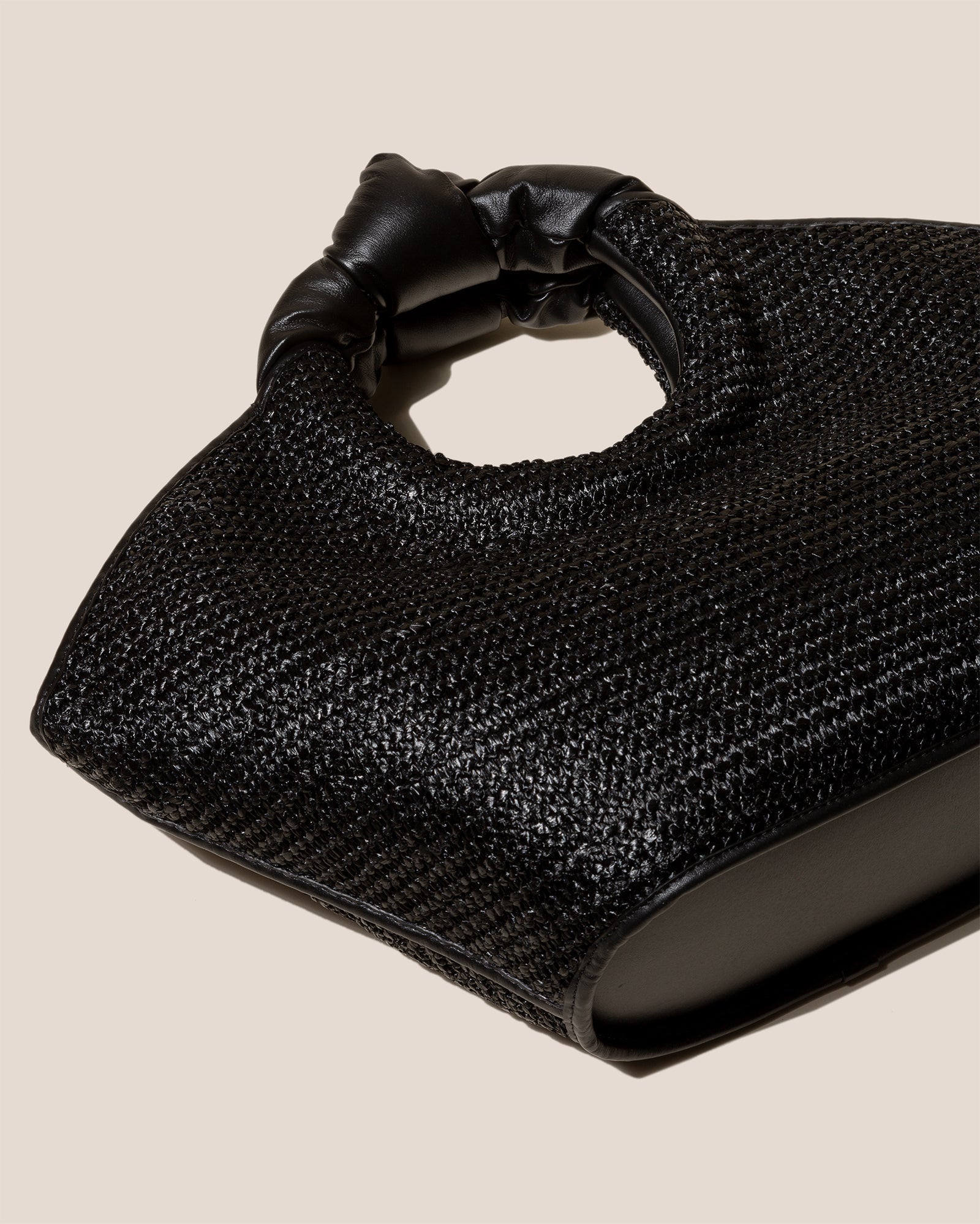 CASTELL RAFFIA - Knotted-handle Tote Bag | Hereu US