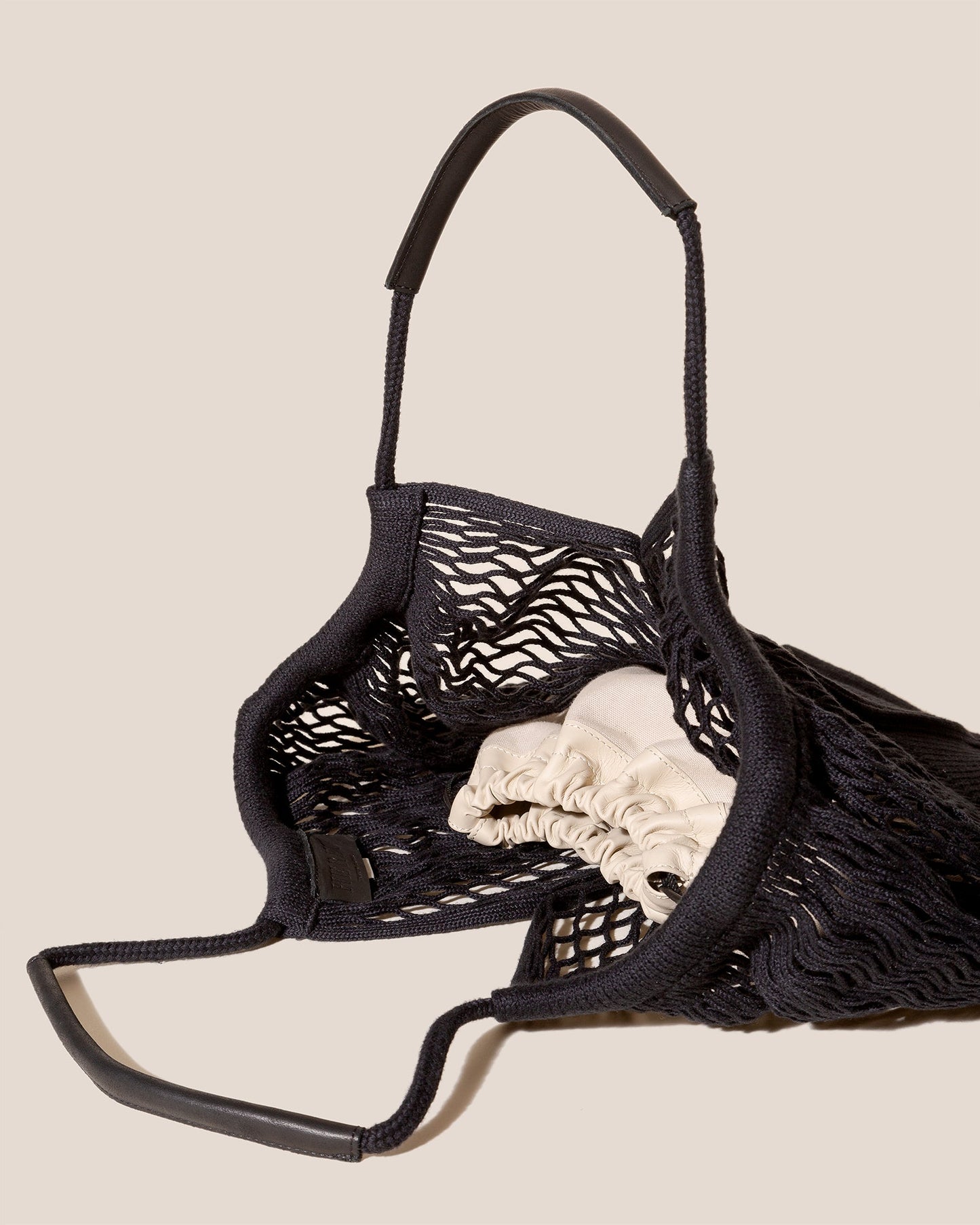 CALELLA FILT - Knitted Cotton Net Bag | Hereu sale