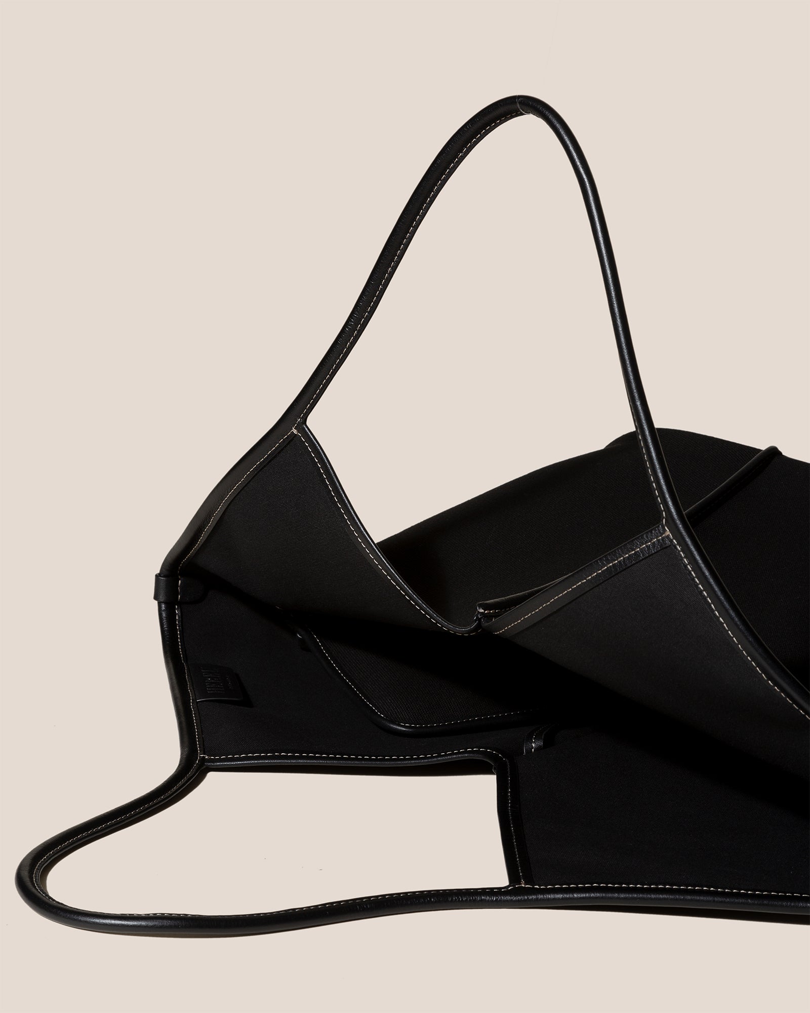 CALELLA - Leather-trimmed Organic Cotton Tote Bag | Hereu discount