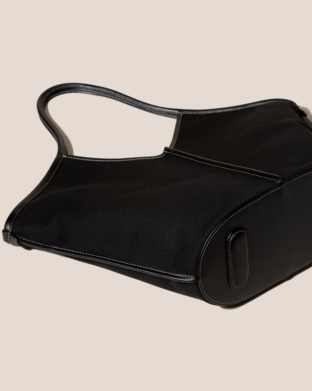 CALELLA - Leather-trimmed Organic Cotton Tote Bag | Hereu discount