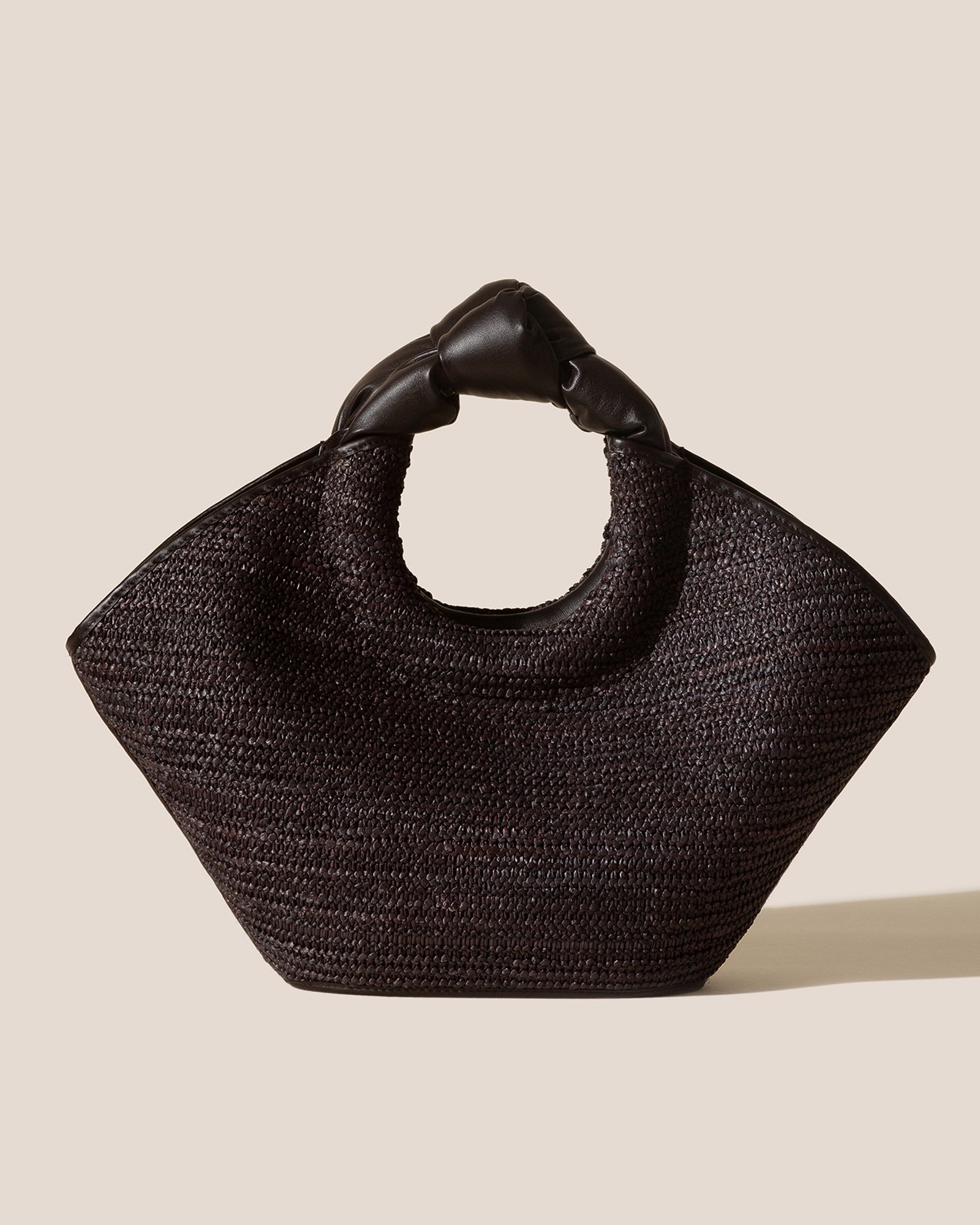 CASTELL RAFFIA - Knotted-handle Tote Bag | Hereu outlet