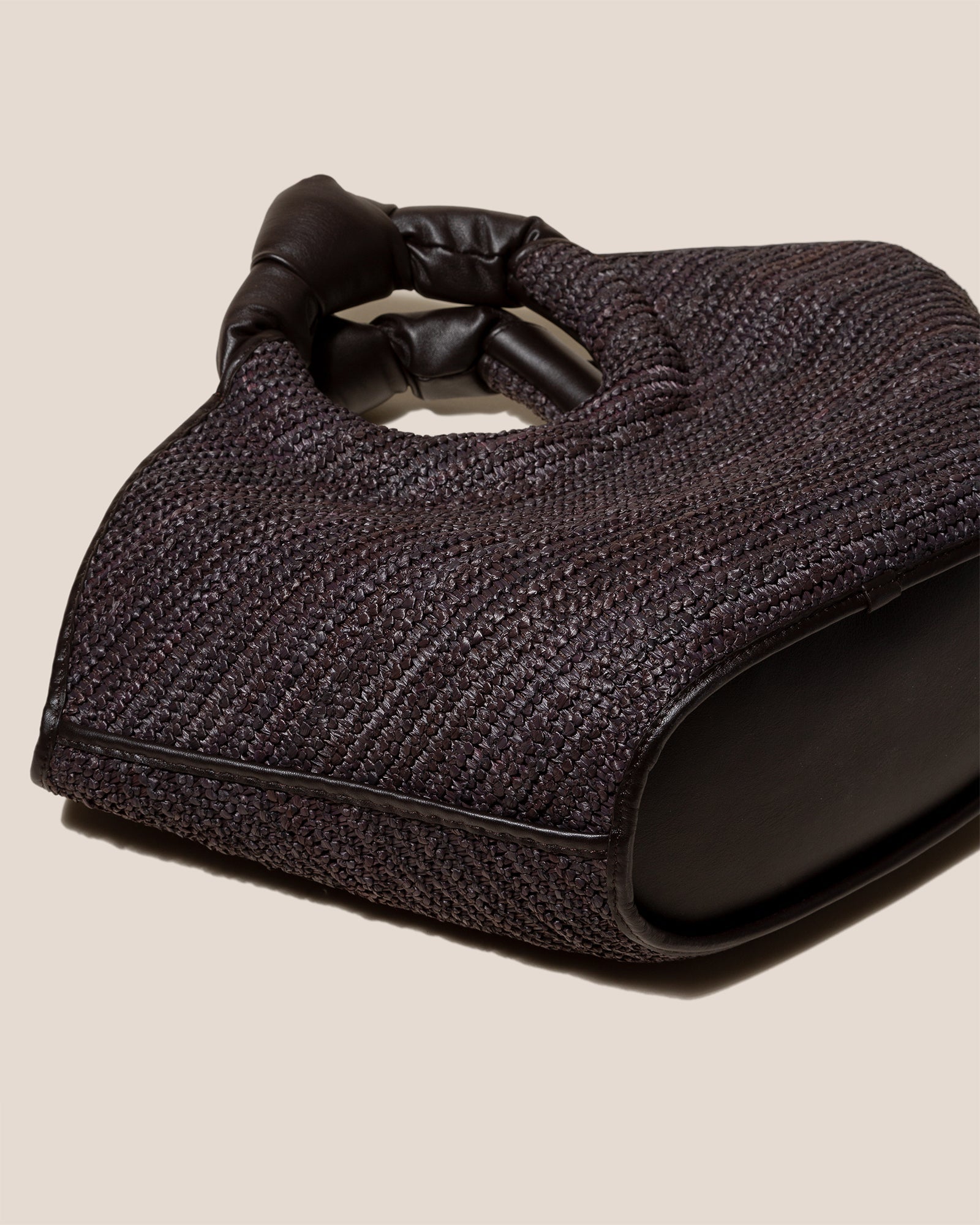 CASTELL RAFFIA - Knotted-handle Tote Bag | Hereu outlet
