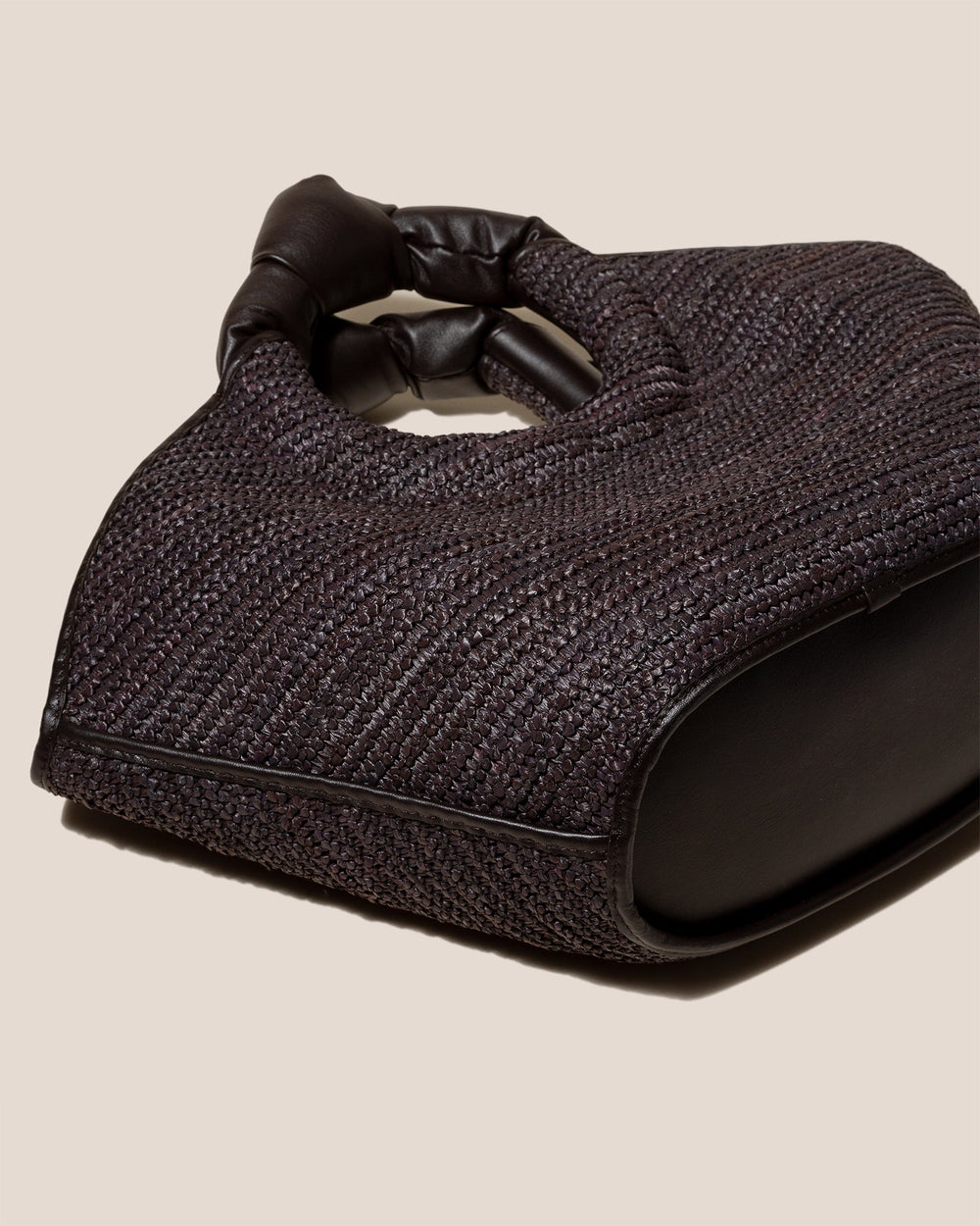 CASTELL RAFFIA - Knotted-handle Tote Bag | Hereu outlet