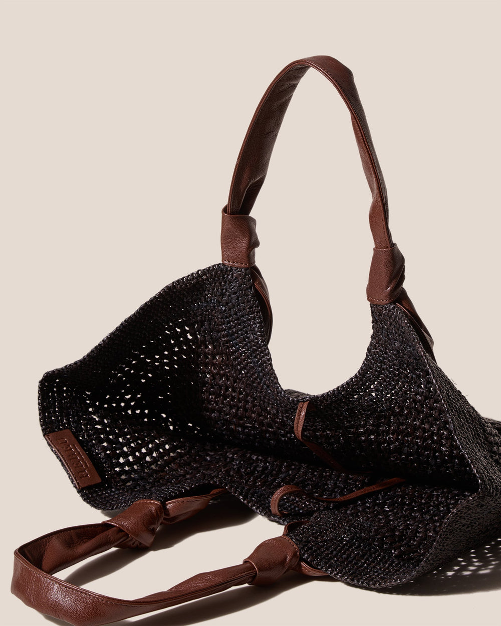 FONOL - Crocheted Raffia Basket | Hereu sale