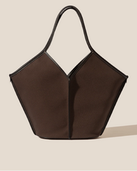 CALELLA - Leather-trimmed Organic Cotton Tote Bag | Hereu on sale