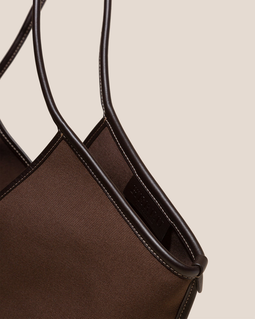 CALELLA - Leather-trimmed Organic Cotton Tote Bag | Hereu on sale