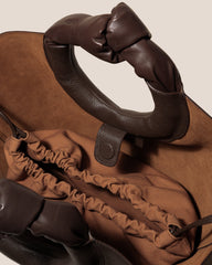 CASTELL GRAINY - Knotted-handle Leather Tote Bag | Hereu discount