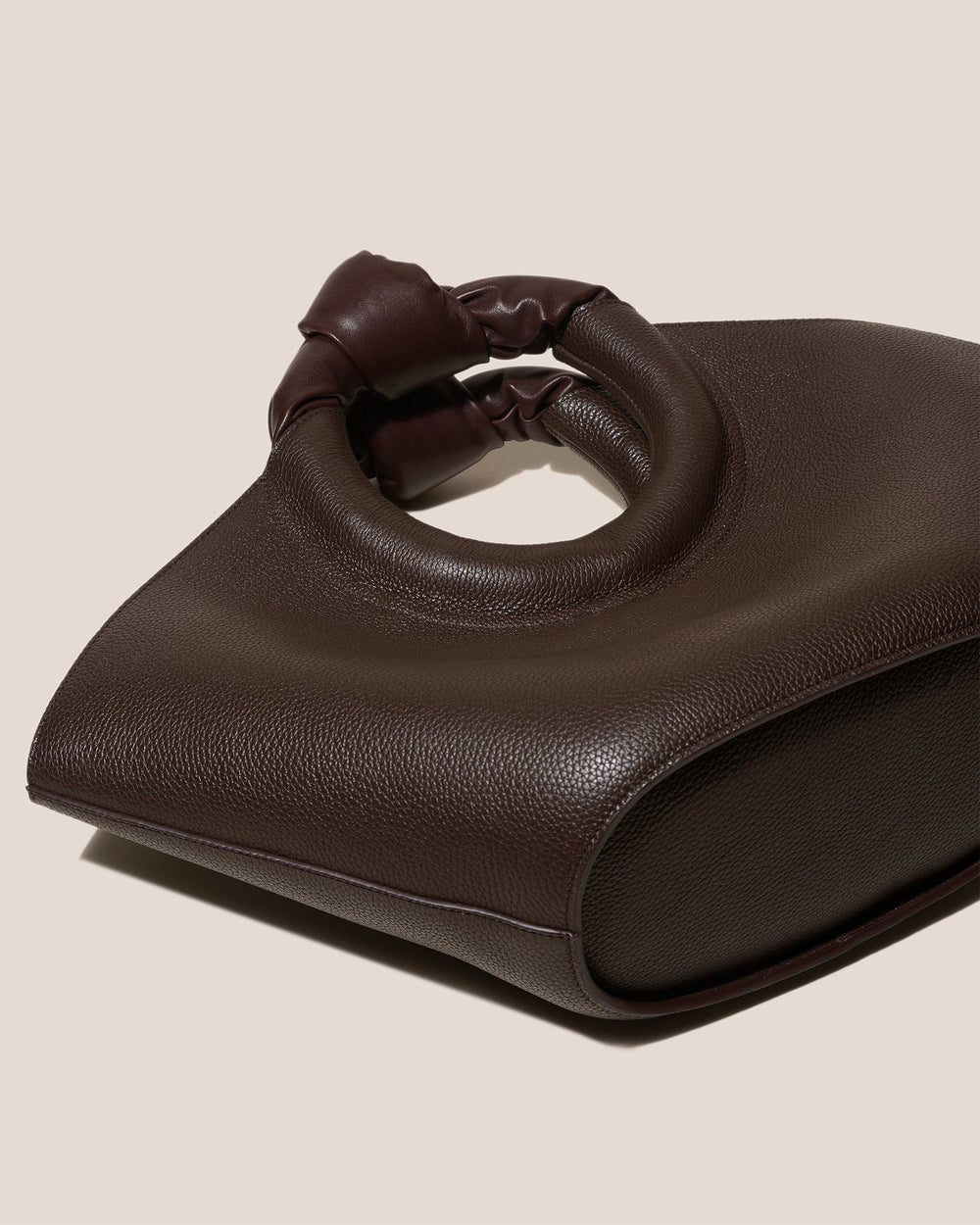 CASTELL GRAINY - Knotted-handle Leather Tote Bag | Hereu discount