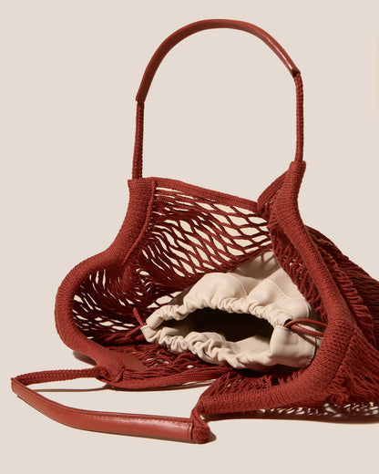 CALELLA FILT - Knitted Cotton Net Bag | Hereu near me
