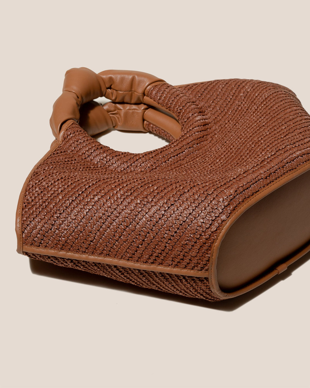 CASTELL RAFFIA - Knotted-handle Tote Bag | Hereu outlet