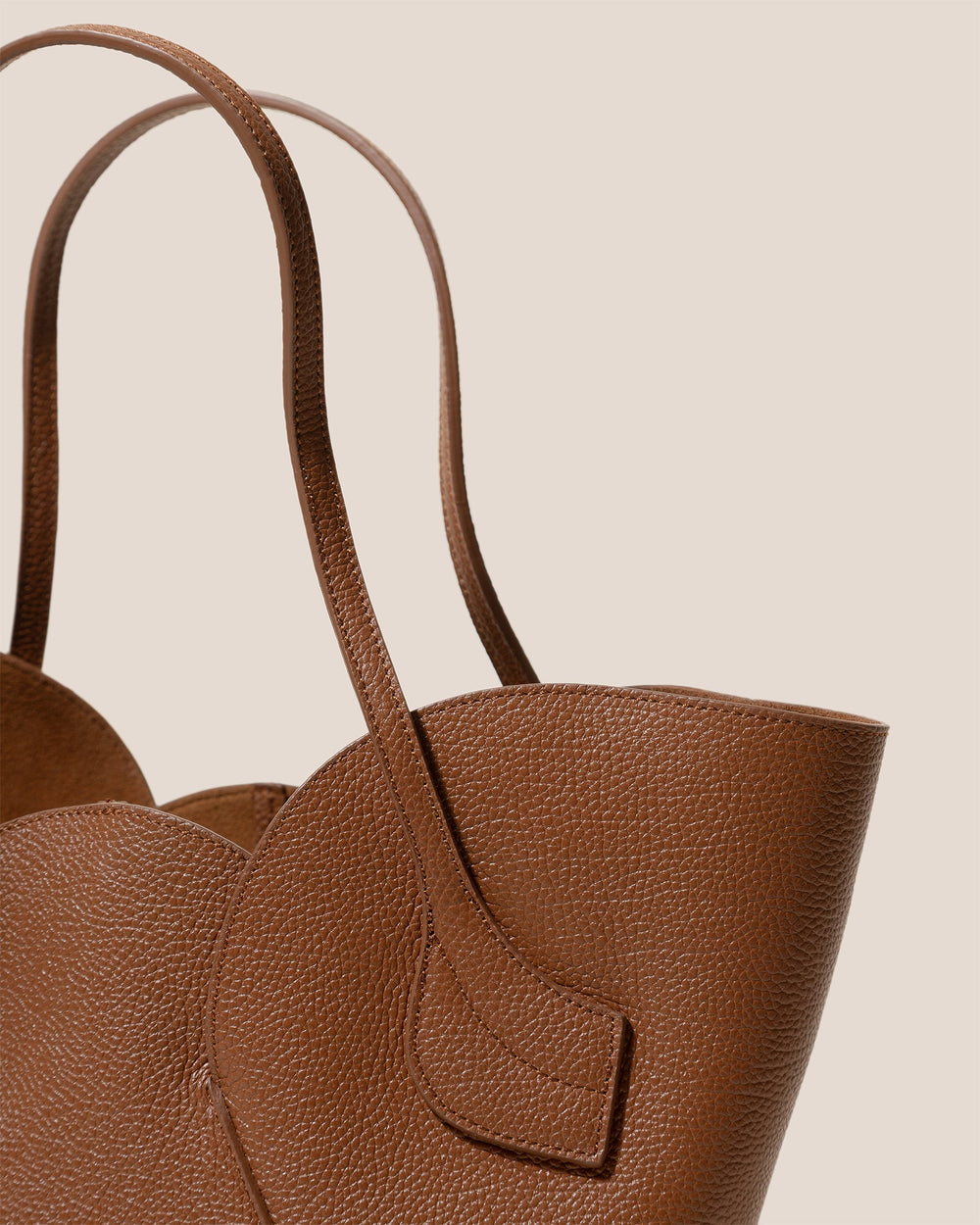 SEPAL S GRAINY - Tulip Shape Zipped Tote Bag | Hereu for sale