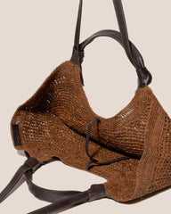 FONOL L RAFFIA - Crocheted Raffia Basket | Hereu on sale