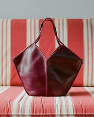 CALELLA DISTRESSED - Leather Tote Bag | Hereu online