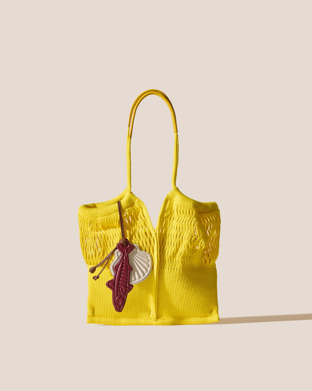 CALELLA FILT S CHARM - Knitted Cotton Net Bag | Hereu sale