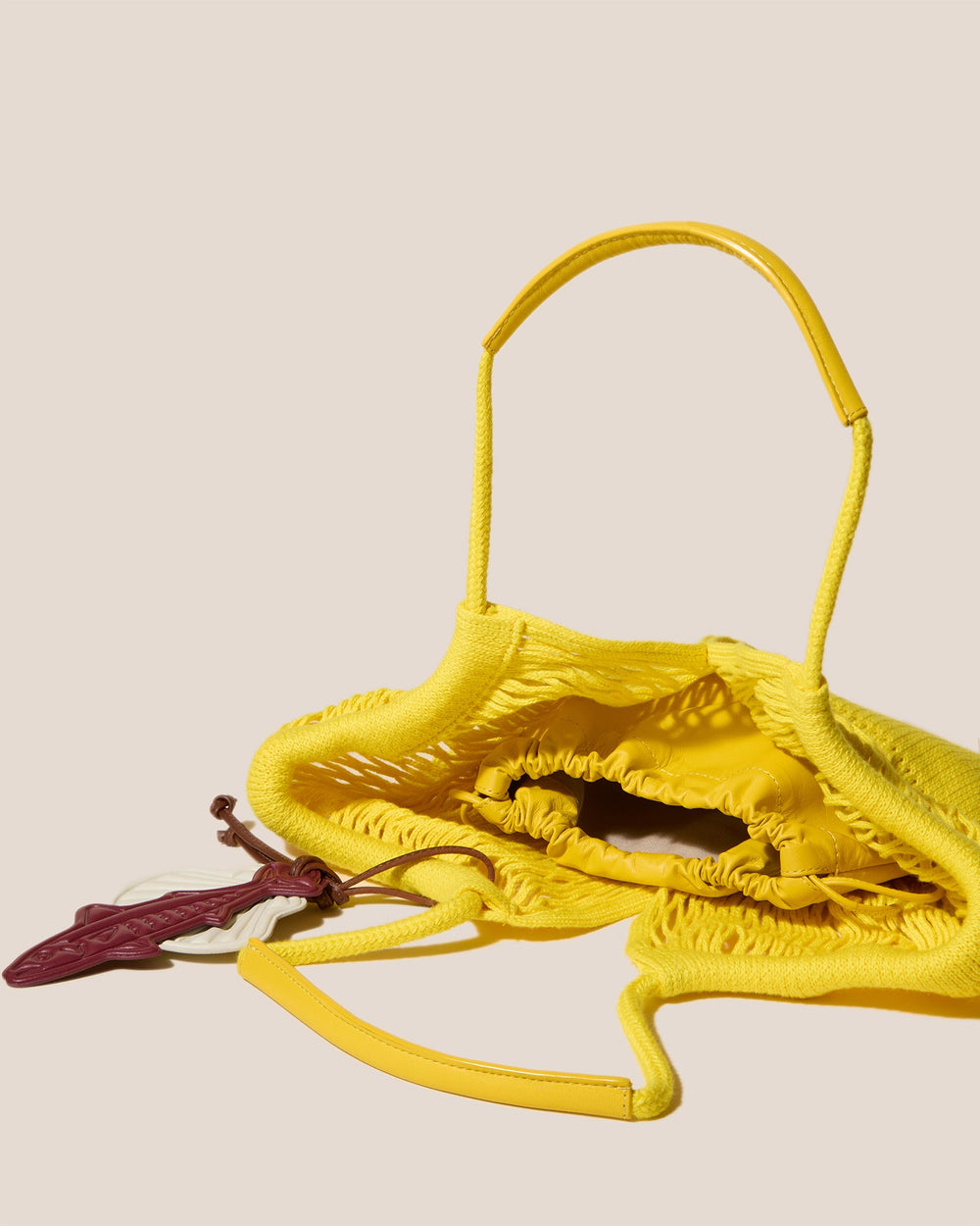 CALELLA FILT S CHARM - Knitted Cotton Net Bag | Hereu sale