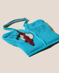 CALELLA FILT S CHARM - Knitted Cotton Net Bag | Hereu for sale