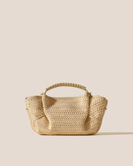 ARTA MINI RAFFIA - Pleated Crossbody Bag | Hereu on sale