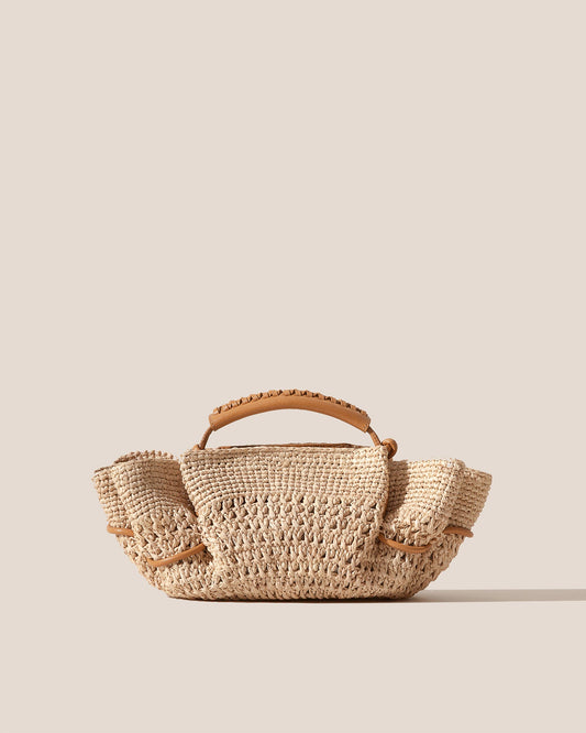 ARTA MINI CROCHET RAFFIA - Pleated Crossbody Bag | Hereu discount