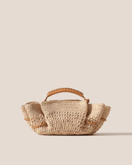 ARTA MINI CROCHET RAFFIA - Pleated Crossbody Bag | Hereu discount