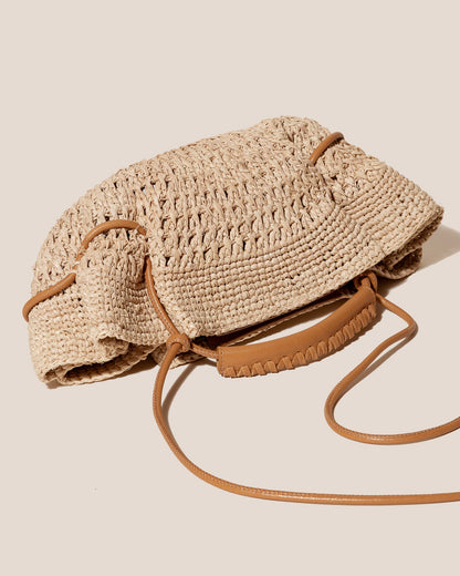 ARTA MINI CROCHET RAFFIA - Pleated Crossbody Bag | Hereu discount