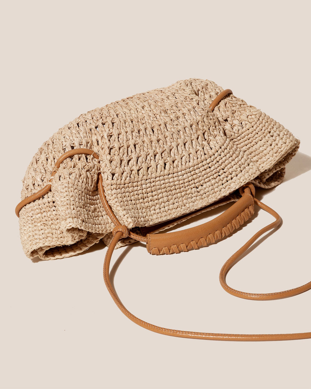 ARTA MINI CROCHET RAFFIA - Pleated Crossbody Bag | Hereu discount