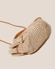 ARTA MINI CROCHET RAFFIA - Pleated Crossbody Bag | Hereu discount