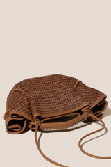 ARTA MINI RAFFIA - Pleated Crossbody Bag | Hereu sale
