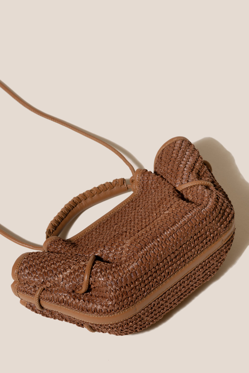 ARTA MINI RAFFIA - Pleated Crossbody Bag | Hereu sale