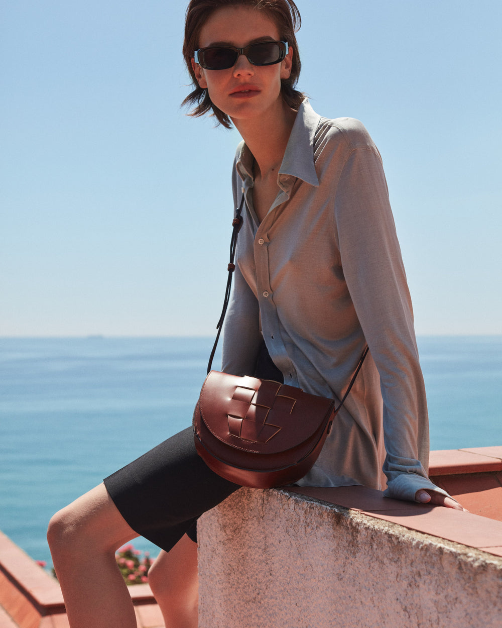 SINIA - Satchel Interwoven Front Detail Bag | Hereu near me