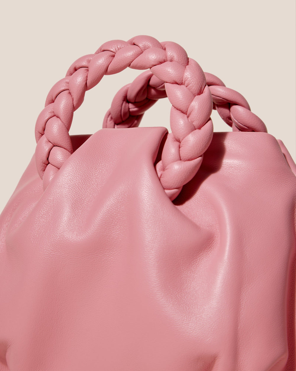 BOMBON - Plaited-handle Leather Handbag | Hereu on sale