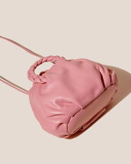 BOMBON - Plaited-handle Leather Handbag | Hereu on sale